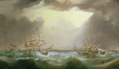 La grande tempête des 6 et 7 janvier 1839, 1882 - Samuel Walters