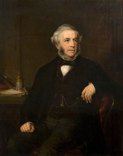 Portrait de George Richards Elkington 1800-1865, 1865 - Samuel West