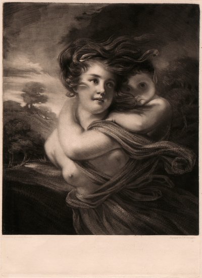 Mlle Emma Hart (plus tard Lady Hamilton) en Bacchante - Samuel William Reynolds