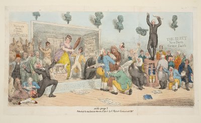 Planche de The Satirist, pub. 1er mars, 1808 - Samuel de Wilde