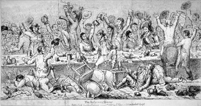 Le Dîner des Réformateurs, 1809 - Samuel de Wilde