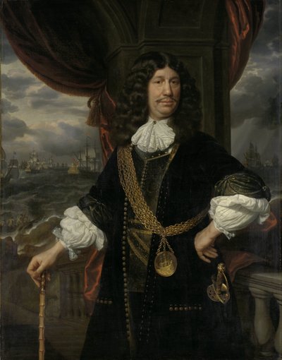 Portrait de Mattheus van den Broucke (1620-1685). Conseiller des Indes - Samuel van Hoogstraten