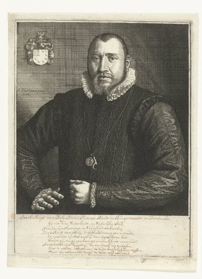 Portrait de Jacob Muys van Holy - Samuel van Hoogstraten
