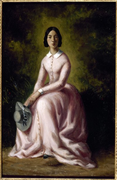 Portrait de la chanteuse et compositrice Pauline Viardot (1821-1910) - Sand