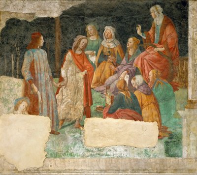 Un jeune homme présenté aux sept arts libéraux - Sandro Botticelli