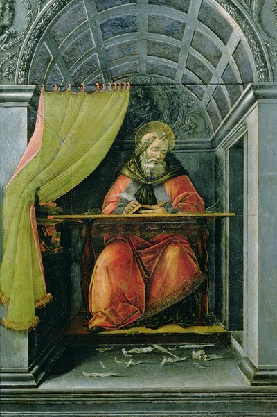 Saint Augustin dans sa cellule - Sandro Botticelli