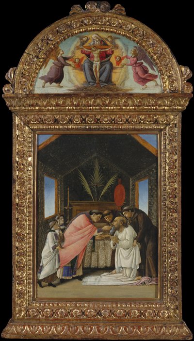 La Dernière Communion de Saint Jérôme, c.1490 - Sandro Botticelli