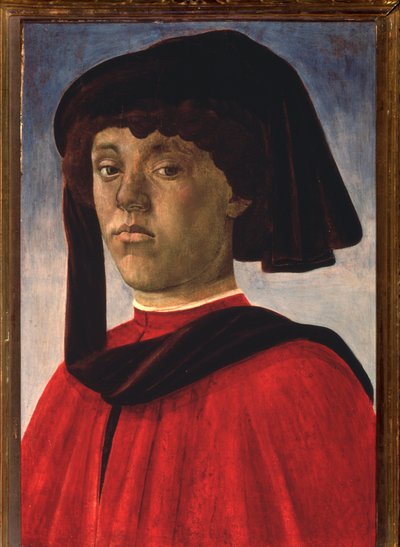 Portrait de jeune homme avec un béret - Sandro Botticelli