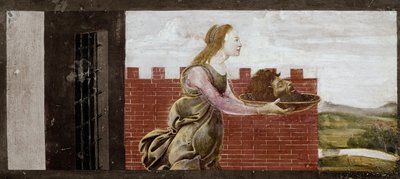 Salomé tenant la tête de Saint Jean-Baptiste (détail) - Sandro Botticelli