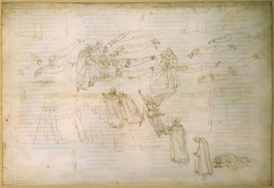 Le rêve des sirènes de Dante - Sandro Botticelli