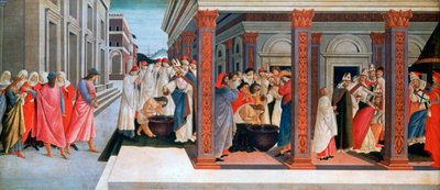 Quatre scènes de la vie de Saint Zénobe, vers 1500 - Sandro Botticelli
