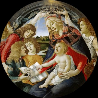 Italien : Madone du Magnificat Madone du Magnificat - Sandro Botticelli