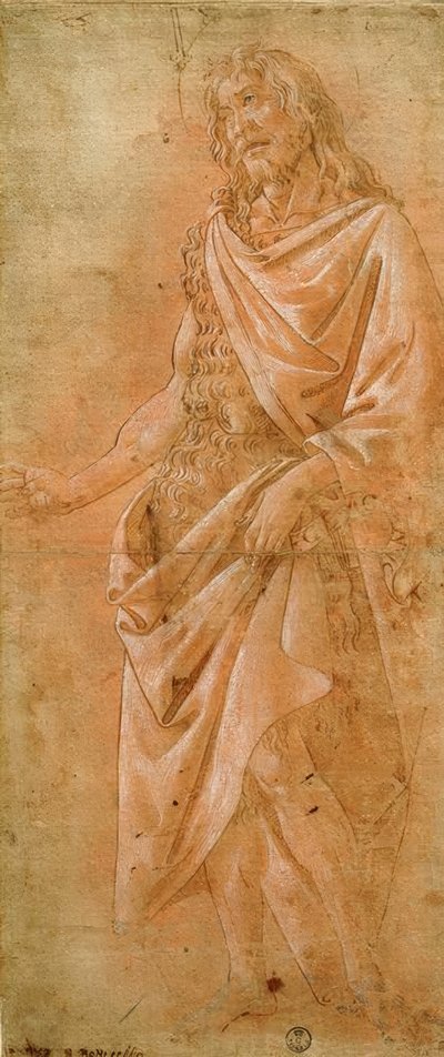 Jean-Baptiste avec une banderole - Sandro Botticelli