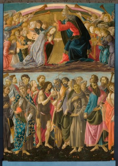 Couronnement de Marie avec des saints - Sandro Botticelli