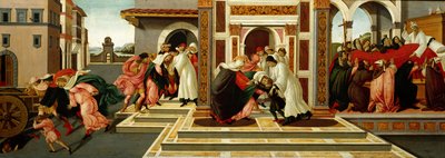 Dernier miracle et la mort de Saint Zénobe, vers 1500 - Sandro Botticelli