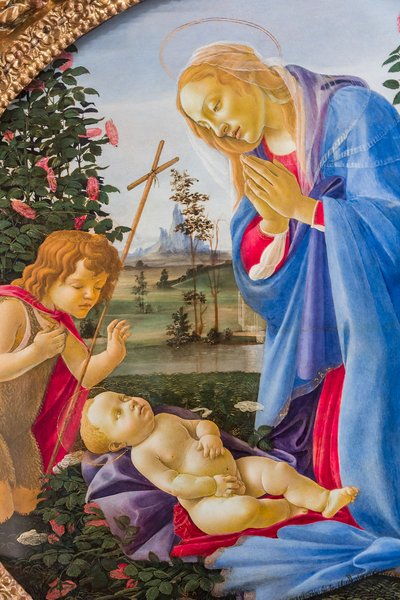 Madonna adorant l