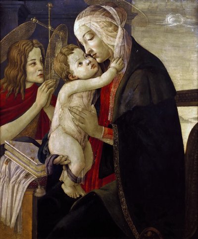 Madone et Enfant avec le petit Saint Jean, ca. 1485-1490 - Sandro Botticelli