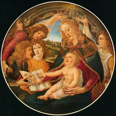 Madone du Magnificat, 1481, 1937 - Sandro Botticelli