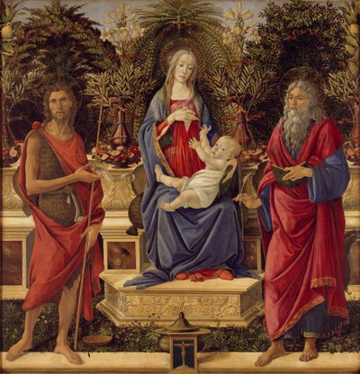 Madone avec des saints - Sandro Botticelli