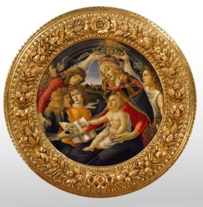 Marie avec enfant et cinq anges - Sandro Botticelli
