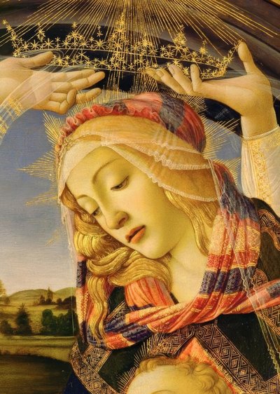 Marie avec enfant et cinq anges - Sandro Botticelli