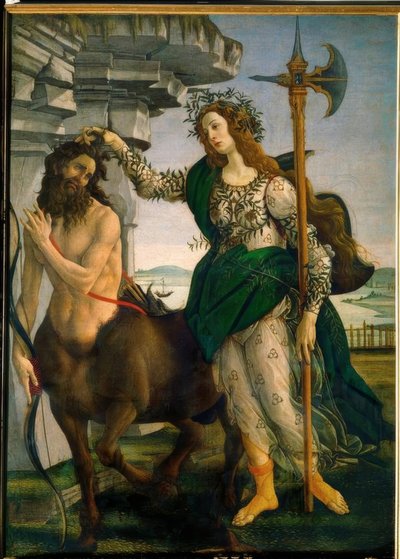 Minerva dompte le centaure - Sandro Botticelli