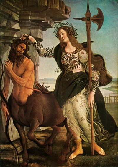 Pallas et le Centaure, vers 1480-1485, 1937 - Sandro Botticelli