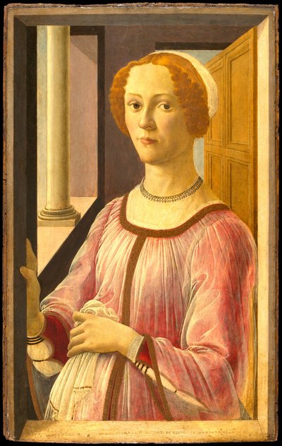 Portrait de Smeralda Bandinelli - Sandro Botticelli