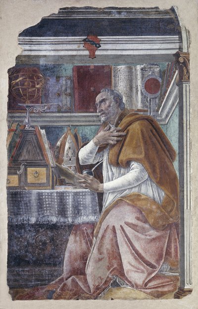 Saint Augustin dans son étude - Sandro Botticelli