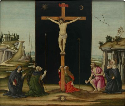 La Crucifixion avec des saints, vers 1490 - Sandro Botticelli