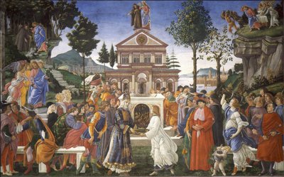 La Tentation du Christ, 1481-1482 - Sandro Botticelli