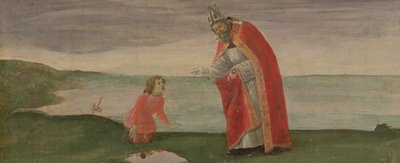 La Vision de Saint Augustin du Retable de Saint Barnabé, c.1488 - Sandro Botticelli