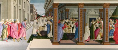 Trois miracles de Saint Zénobe, vers 1500 - Sandro Botticelli