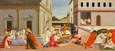 Trois miracles de Saint Zénobe - Sandro Botticelli