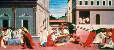 Trois Miracles de Saint Zénobe, 1500-1505 - Sandro Botticelli