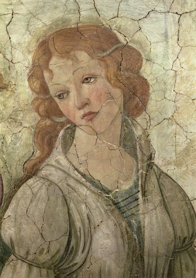 Vénus et les Trois Grâces offrant des cadeaux à une jeune fille (détail) - Sandro Botticelli