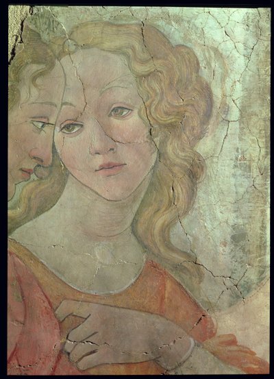Vénus et les Trois Grâces offrant des cadeaux à une jeune fille (détail) - Sandro Botticelli