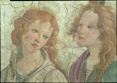 Vénus et les Trois Grâces offrant des cadeaux à une jeune fille (détail) - Sandro Botticelli
