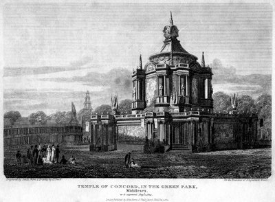Temple de la Concorde, Green Park, Westminster, Londres - Sands