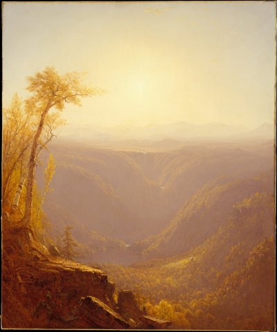 Une gorge dans les montagnes (Kauterskill Clove) - Sanford Robinson Gifford