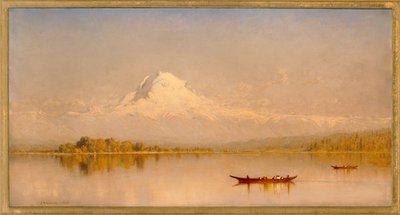 Mont Rainier, baie de Tacoma - Puget Sound - Sanford Robinson Gifford