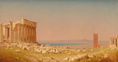 Ruines du Parthénon - Sanford Robinson Gifford