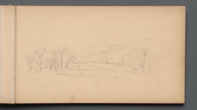 Carnet de croquis, page 06 : "Gorham" (Maine) - Sanford Robinson Gifford