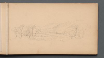 Skizzenbuch, Seite 06: "Gorham" (Maine) - Sanford Robinson Gifford