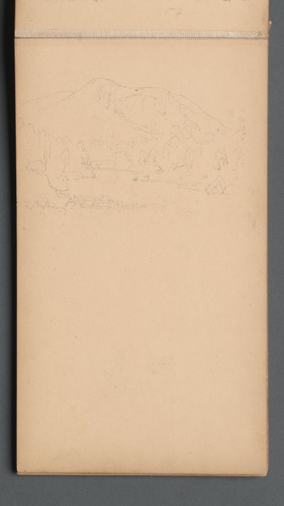 Skizzenbuch, Seite 08: Carter Mountain (?) - Sanford Robinson Gifford