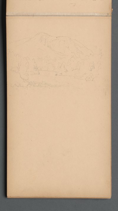 Carnet de croquis, page 08 : Mont Carter - Sanford Robinson Gifford