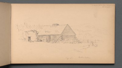 Carnet de croquis, page 14 : Chutes de Berlin, 2 septembre 1859 - Sanford Robinson Gifford