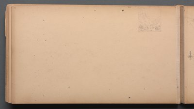 Carnet de croquis, page 17: Dixville Notch, Maine, 1859 - Sanford Robinson Gifford