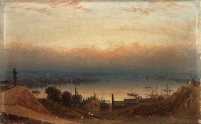 Le bassin du Patapsco depuis Federal Hill, Baltimore - Sanford Robinson Gifford