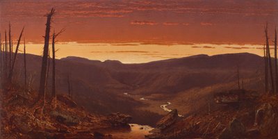 Crépuscule dans les Catskills - Sanford Robinson Gifford